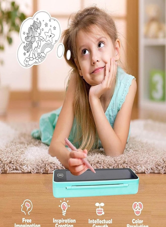 Mashes علبة أقلام رصاص ماشز 2 في 1، لعبة لوحية تعليمية بشاشة LCD للأطفال مع قلم لمس - حافظة أقلام للكتابة الرقمية مع زر مسح للأدوات المدرسية - اللون حسب المتوفر - Image 2